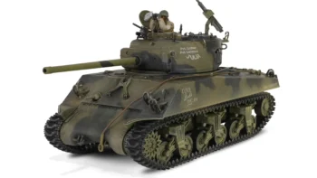 ماکت تانک ام 4 شرمن ارتش امریکا |  Forces of Valor 1:32 U.S. Sherman M4A3 VVSS Black Panthers