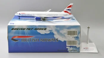 ماکت هواپیما بوئینگ 767 بریتیش ایرویز | JC Wings 1:200 Boeing B767-300 British Airways G-BNWA - Image 7