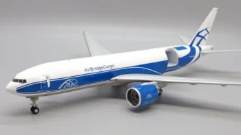 ماکت هواپیما بوئینگ 777 ایربریج کارگو | JC Wings 1:200 Boeing B777F Air Bridge Cargo VQ-BAO Interactive