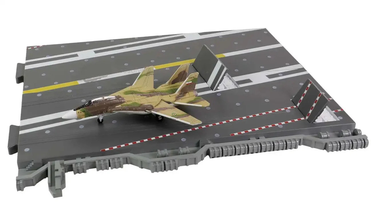 Forces Of Valor 1:200 F-14A IRIAF  With Deck Of USS Enterprise   