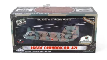 ماکت هلیکوپتر شینوک نیرو هوایی ژاپن | Forces of Valor 1:72 Boeing CH-47J Chinook Japan Army 821004B - Image 7