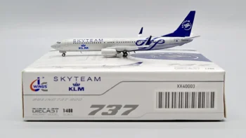 ماکت هواپیما بوئینگ 737 هواپیمایی کی ال ام مقیاس 1:400 ساخت شرکت جی سی وینگز