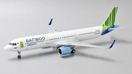 ماکت هواپیما ایرباس 321 نئو بامبو ایرویز مقیاس 1:200 ساخت شرکت جی سی وینگز